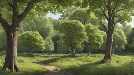 trees in the forest