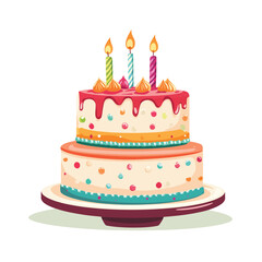 Wedding cake illustration