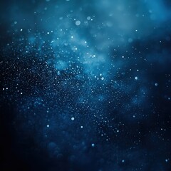 Obraz premium Sparkling blue dust
