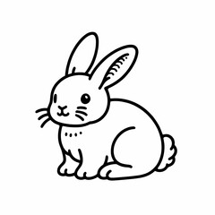 Obraz premium cartoon Rabbit drawing