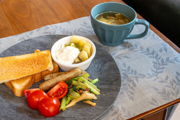 ヘルシーな朝食
