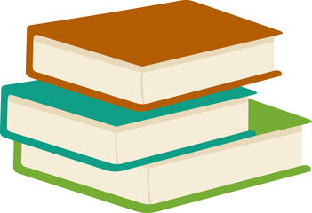 Stacked Book Illustration