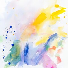 Abstract watercolor art