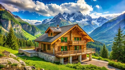 Natural alpine materials provide eco-friendly solutions for sustainable construction in mountainous areas, promoting