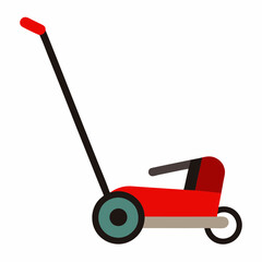 Push or Riding Lawnmower Vector Illustration - SVG, Cricut Files, Clipart for Lawn Care and Landscaping Designs