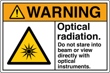 Obraz premium ANSI Z535 Safety Sign Marking...