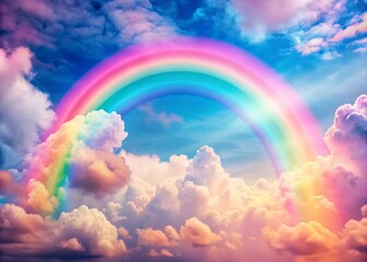 Soft Aesthetic Pastel Rainbow Background for Creative Projects, Design, and Art Inspiration