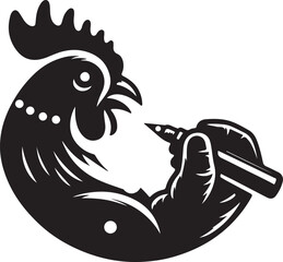 Chicken logo Design eps file