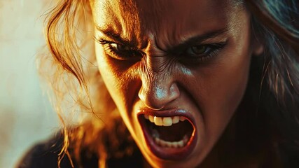 enraged female