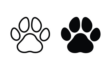 Paw Print icon vector illustration  © OLYVIA
