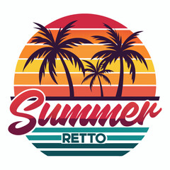 Vibrant Sunset Summer Beach Logo Design, Creative Sunset Summer Beach Logo,Sunset Summer Beach Logo Ideas,Eye-Catching Sunset Beach Logo,Custom Sunset Summer Beach Logo