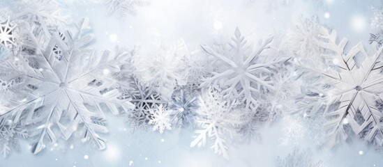 White Snowflake Winter Wonderland