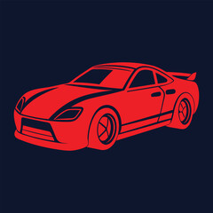 Obraz premium Sports Car design vector illustration