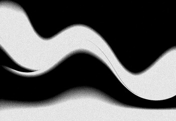 Abstract black and white gray grainy texture gradient background