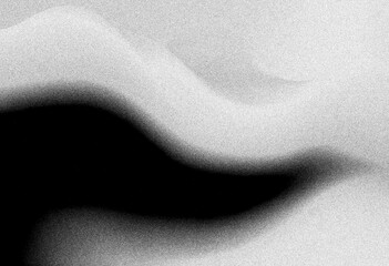 Abstract black and white gray grainy texture gradient background