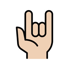Love hand sign icon