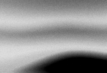 Abstract black and white gray grainy texture gradient background