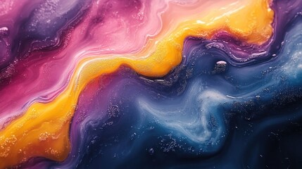 Abstract Swirls of Color