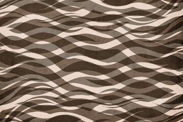 Fashionable illustration in vintage style. Pattern to print for wall decorations. Abstract shapes.