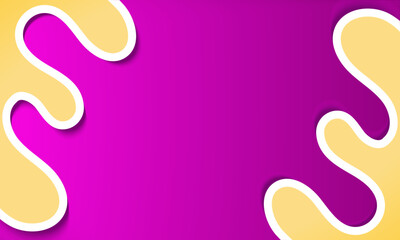 pink wavy lines background, paper color. pink gradient background. horizontal banner template with text space. 3d wallpaper illustration. 3d paper cut wave shape for banner, poster, book cover, web
