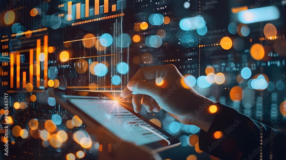 Poster a dynamic environment where business workflows are optimized and automated, with interconnected proc