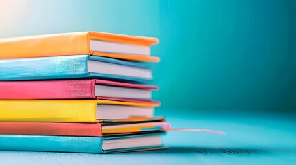 Pile of Textbooks and School Supplies Ready for Back-to-School Season