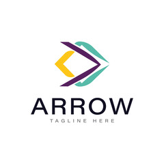 Modern Creative Arrow Logo design vector, Abstract designs concept