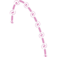 Aesthetic Twisted Pattern Line Art Decorative Ornament