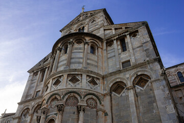 Close up of a renaissance cathedral