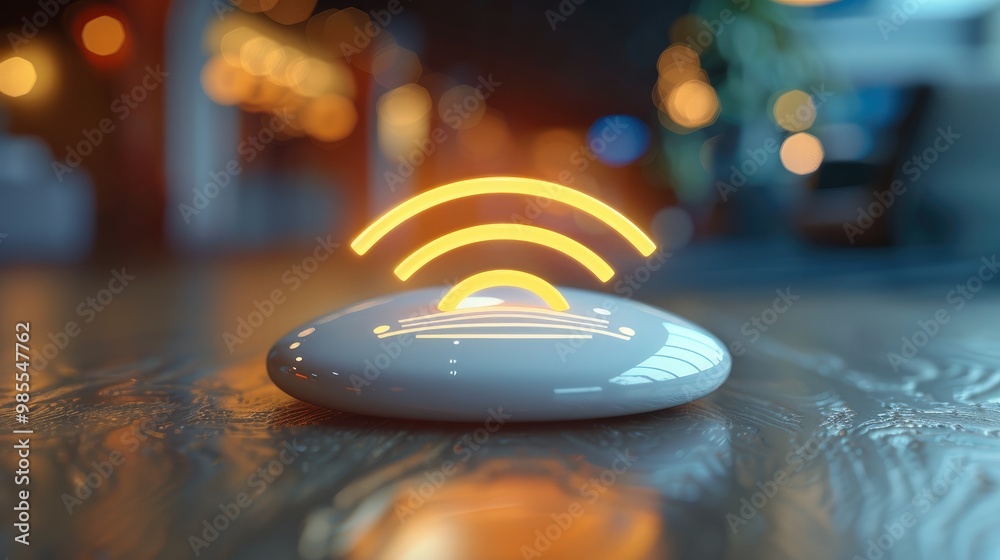 Aufkleber wifi and technology. icon. generative ai.