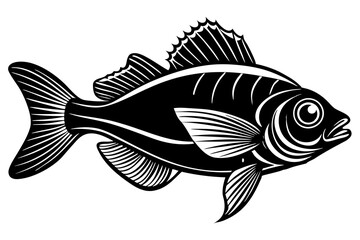 Delicious fruit Banana silhouette black vector art illustration