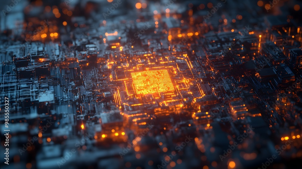 Poster pulsing_luminous_circuits
