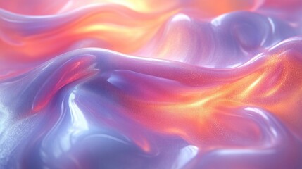 Obraz premium Abstract Texture of Shimmering Liquid