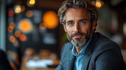 Obraz premium Portrait of a Confident Man