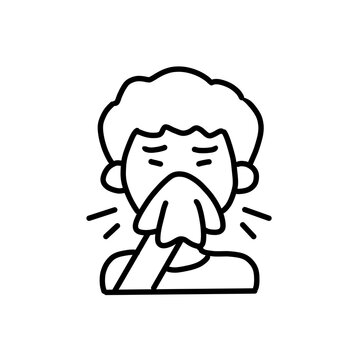 recommend clip art: Sneezing icon