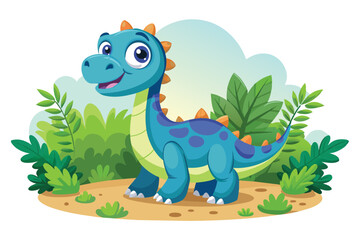 Fluffy Tailed Dino Fun