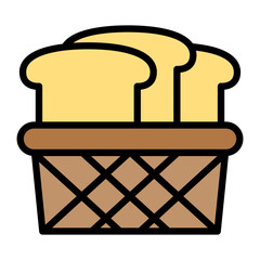 Bread basket icon