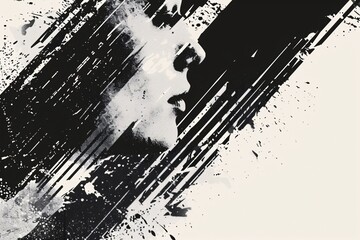 Rough, distressed layers for graphic design projects like brochures, social media posts, posters, and flyers. Overlay with textured and halftone elements for a screen-printed look.