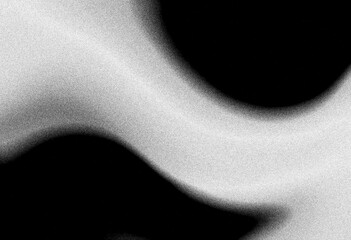 Abstract black and white gray grainy texture gradient background