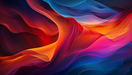 Fototapeta premium Abstract Colorful Swirling Design