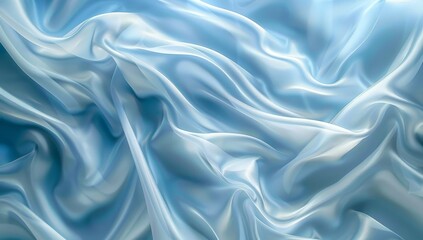 Obraz premium Abstract Blue Silk Fabric Background