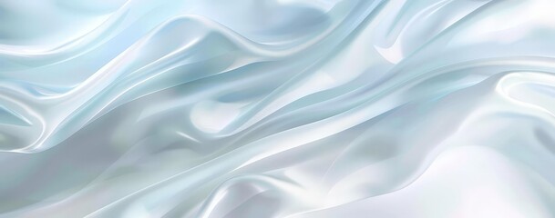 Obraz premium Abstract Blue Silk Fabric Texture