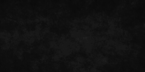 Dark concrete wall grunge texture rough blackboard and chalkboard grungy wall backdrop surface. dark wide panorama picture black wall texture rough concrete floor, old grunge background.