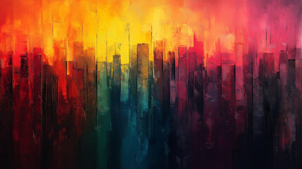 modern urban abstract background with strong vibrant colors and high contrast