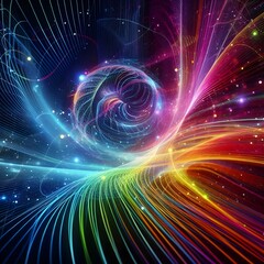 Obraz premium energy of fractal realms