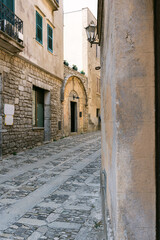 Historic Italian Alley Surrounded by Stone Buildings