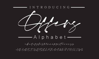 Stylish Handwritten Signature Font for Invitations, Business Cards, and Social Media Branding