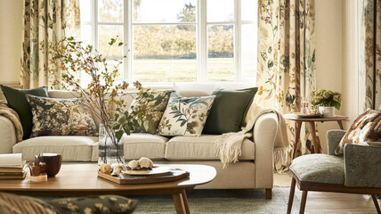 Autumnal countryside house decoration, autumn cottage home decor and seasonal interior design ideas, halloween decorations, fall season holiday English country style ideas