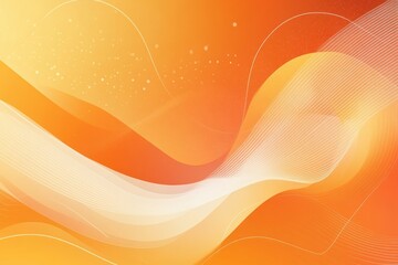 Abstract orange and yellow waves create a vibrant and dynamic background design