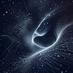Obraz premium energy of fractal realms in space, 